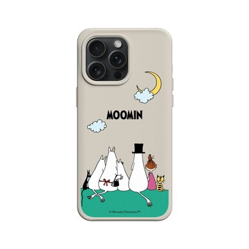 iPhone 15 Pro Max SolidX 貝殼灰 - Moomin - Moomin-背影