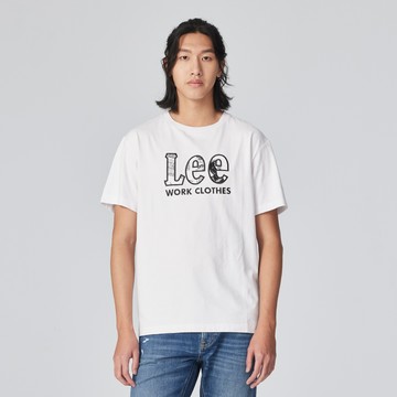 Lee 男款 夏日胸前LOGO 短袖T恤 | Modern