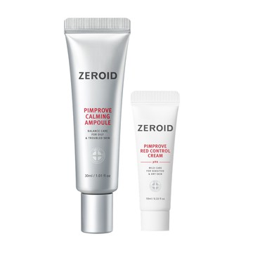 [SET] ZEROID Pimprove Calming Ampoule 30ml (+Cream 10ml)