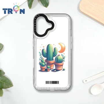 TRON IPHONE 16 月亮仙人掌集合 防摔 MAGSAFE 磁吸 太空載具殼 透白 手機殼
