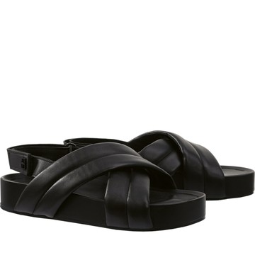 HOGL SCHWARZ CASUAL OPEN SANDALS 黑色女款鞋子