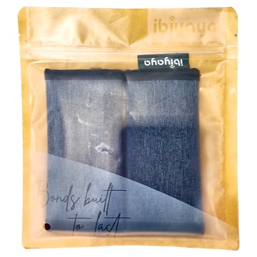 ibiyaya 依比呀呀 寵物推車把手套2件組  12.5 x 14.5 x 0.3cm  牛仔  1組