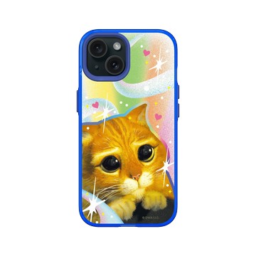 iPhone 15 Clear 激光藍 - Shrek - 炙熱的眼神-鞋貓