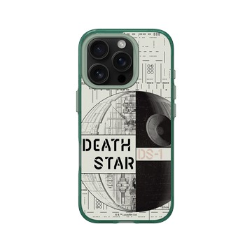 iPhone 16 Pro Clear 憂墨綠 - 迪士尼-星際大戰 Star Wars - 星際大戰 – 死星全幅結構圖