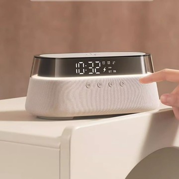 【免運】幾光 藍牙音箱床頭夜燈無線充電智能鬧鐘聖誕禮物SA1