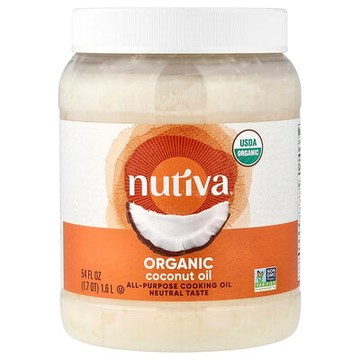 Nutiva, 有機多用途烹飪油，椰子油，54 液量盎司（1.6 升）
