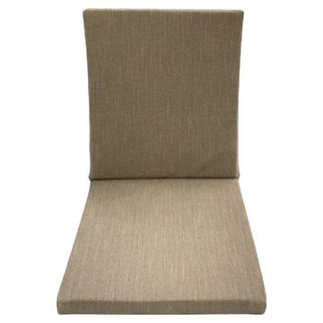 J&N L型亞麻立體坐墊 120 x 54 x 4cm 咖啡色