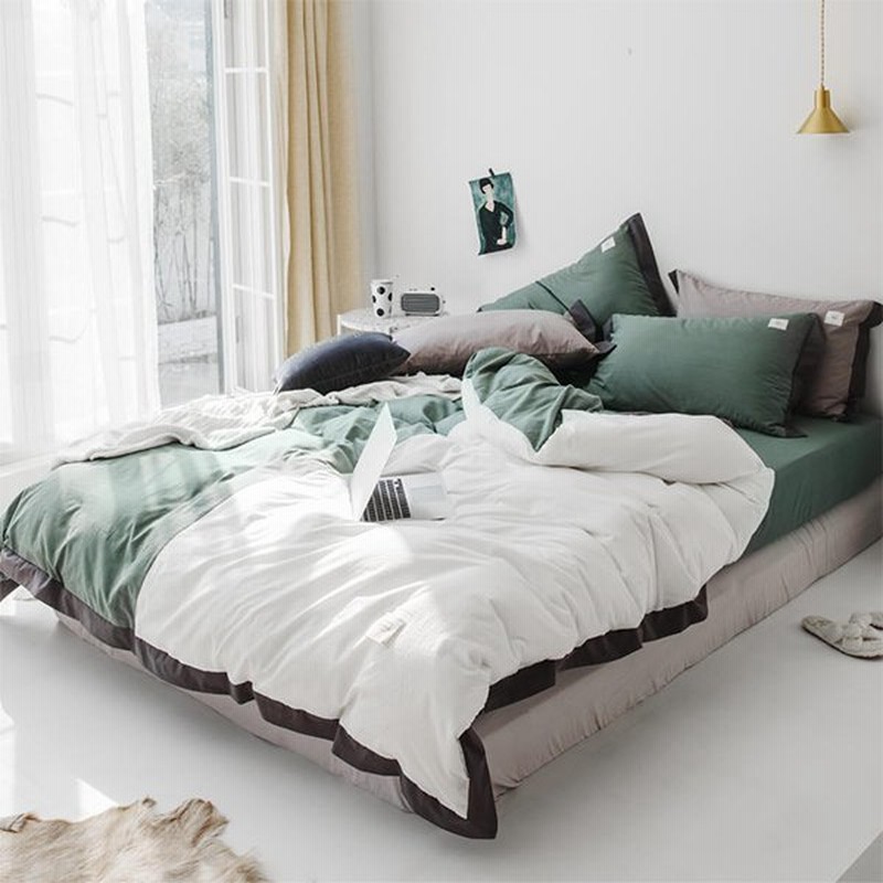 布団カバーセット S M モノトーン バイカラー オールシーズン 在庫限り Bedding 0603 通販 Lineポイント最大0 5 Get Lineショッピング