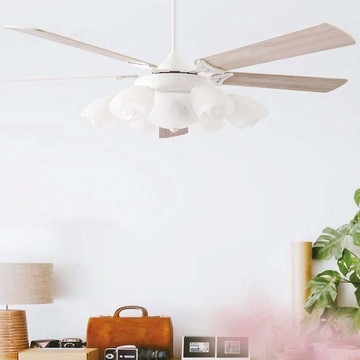 AC經典交流馬達60吋燈泡式吊扇燈 F587(附遙控)