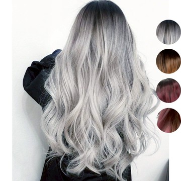 [台灣出貨附發票] 中分漸變大波浪 整頂假髮 假髮 假髮女 wig 假发 長捲假髮 大波浪假髮 女生假髮 假頭髮