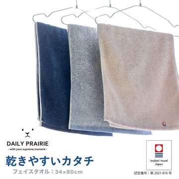 【無國界雜貨舖】日本製 DAIRY PRAIRIE 今治 快乾 毛巾 浴巾 透氣 吸水 洗澡浴巾 70×130公分