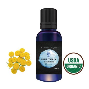【simple beauty 健康美人】有機藍艾菊精油5ml(安撫、舒緩、緊實、抗老、修護、防護肌膚)