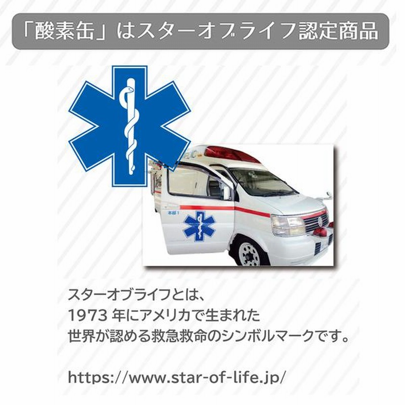携帯用濃縮酸素「酸素缶5リットルx3本セット」 (スターオブ