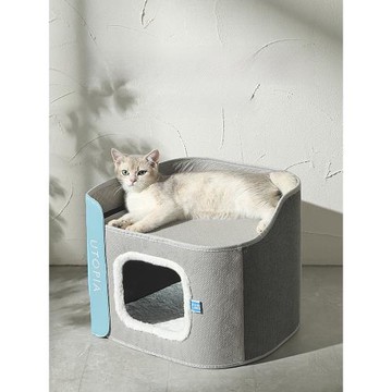 貓窩四季通用封閉式安全感多貓家庭寵物用貓咪雙層冬天貓屋貓房子