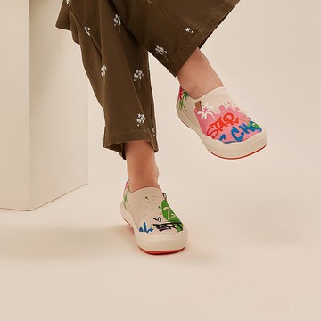 【Uin】西班牙原創設計 | 塗鴉青春2 彩繪休閒女鞋