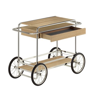 M4RS 包浩斯 吧檯推車（橡木貼面）