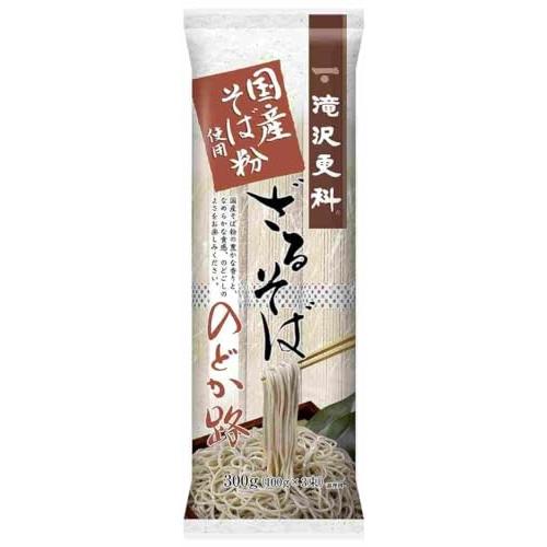 滝沢更科 国産そば粉使用ざるそば のどか路 300g×5個