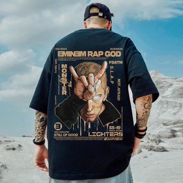 高街短袖t恤大碼男裝純棉寬松嘻哈夏季oversize美式上衣服ins潮牌