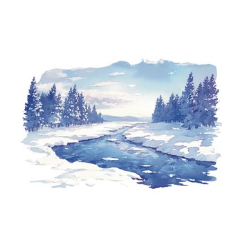 冰天雪地 PET 紙膠帶