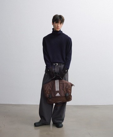 日系復古 半高領合體羊毛衫 加厚保暖針織毛衣