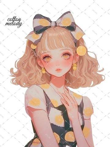 original sticker no.2319 人物貼紙 原創貼紙 原創人物貼紙 裝飾貼紙 cotton melody
