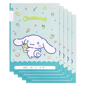 PInK MAnGO Sanrio 初級筆記本 無題 寬行 17行  帕恰狗  5本