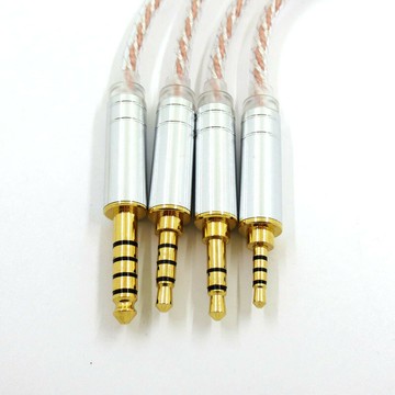 音頻線 音源線 喇叭線 專供4.4轉3.5轉2.5平衡轉換線ZX300A HiFiman平衡互轉音頻線