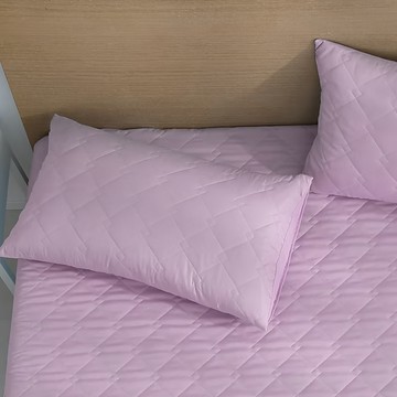 Ishur 伊舒爾 3M防潑水石墨烯枕頭保潔墊 100%聚酯纖維 台灣製造  粉紫色  1個  75 x 45cm