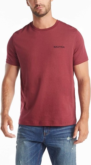Nautica 男棉質經典圆领T恤