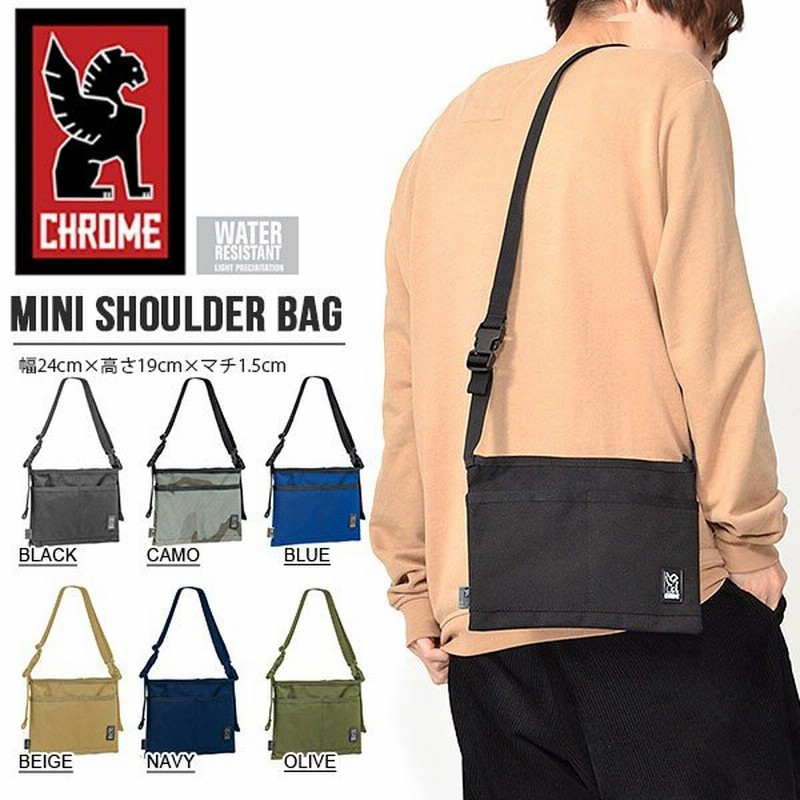 サコッシュ クローム Chrome メンズ Mini Shoulder Bag ミニショルダーバッグ ポーチ カバン Bg245bkbk 得割30 通販 Lineポイント最大0 5 Get Lineショッピング