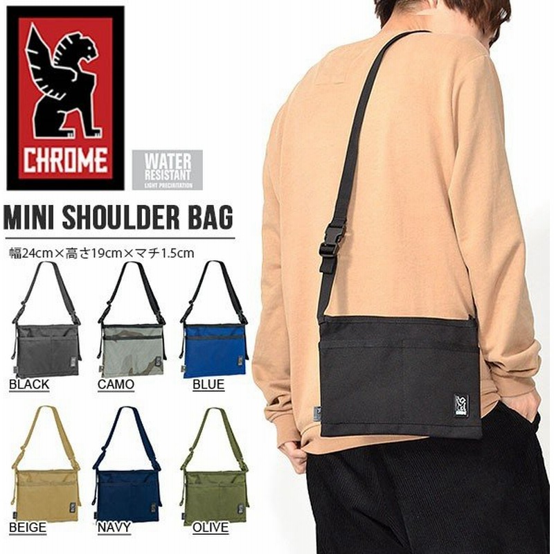 40 Off サコッシュ クローム Chrome メンズ Mini Shoulder Bag ミニショルダーバッグ ポーチ カバン Bg245bkbk 通販 Lineポイント最大0 5 Get Lineショッピング