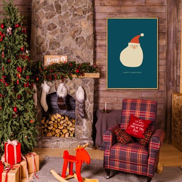 充滿禮物的鬍鬚 - 聖誕插畫/聖誕小物/聖誕交換禮物/耶誕節節慶