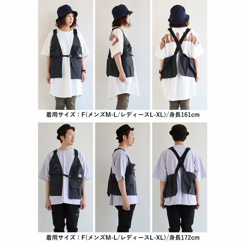 BIB ビブ Lantern エプロン ベスト キャンプ お洒落 メンズ レディース 前開き ポケ