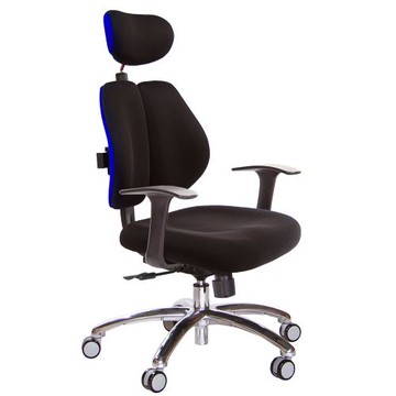 GXG 高背涼感綿 雙背椅 (鋁腳/T字扶手)  TW-2995 LUA