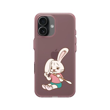 iPhone 17 Clear (相機按鈕) 晶醺玫 - Keigo - Cotton Swab