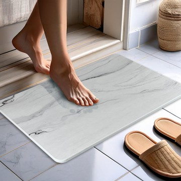 彩繪珪藻土 39x60cm 大理石紋