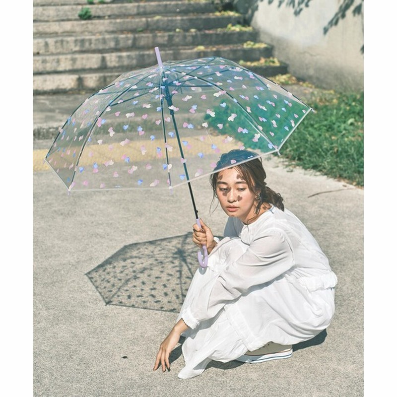 Wpc Kiu プラスチックアンブレラ ビニール傘 ブラーハート Women ファッション雑貨 長傘 通販 Lineポイント最大0 5 Get Lineショッピング