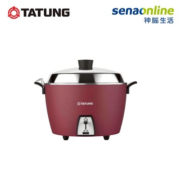 【2025年秋季新色】大同 10人份不鏽鋼電鍋簡配版 TAC-10L-MCRL   莓果紅