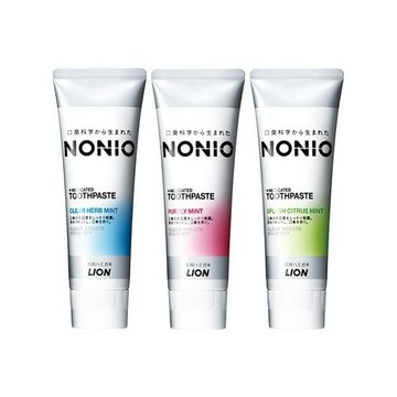 【日系報馬仔】日本 LION 獅王 NONIO 終結 口氣 牙膏 130g 冰炫薄荷/清梨薄荷/澄橘薄荷 D259299