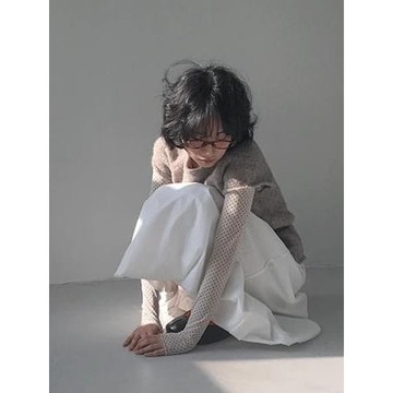 Codibook｜韓國 DAILYJOU 寬版氣球剪裁長版棉質半身裙［預購］裙子 女裝