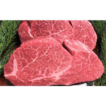 ふるさと納税 飛騨牛 5等級 ヒレ肉 ヒレステーキ 厚さ3cm以上 3枚で900g 希少 BBQにも 古里精肉店[Q554] 岐阜県飛騨市