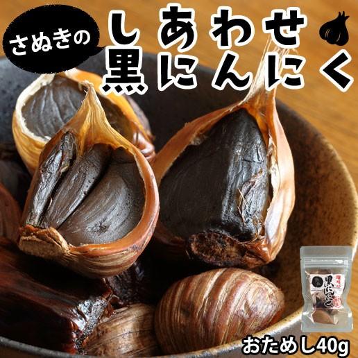 黒ニンニク 黒にんにく 送料無料 お取り寄せグルメ お試し 40g ポイント消化 香川県産 お試しサイズ