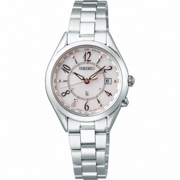 SEIKO精工 LUKIA 太陽能電波鈦金屬錶(SSQV077J/1B35-0AA0P)-28mm ˍSK040