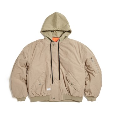 江戶勝｜男裝｜防寒連帽飛行外套