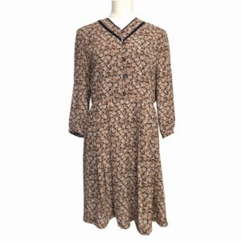 Vintage Retro 昭和レトロ ヴィンテージ フローラルロングワンピース 中古 通販 Lineポイント最大1 0 Get Lineショッピング