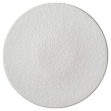 Modeonji 簡約現代圓形盤 YJ249  白色  25 x 25 x 1.8 厘米  1個