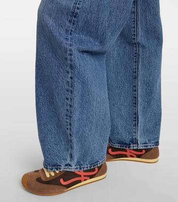 Frame Bow barrel-leg jeans