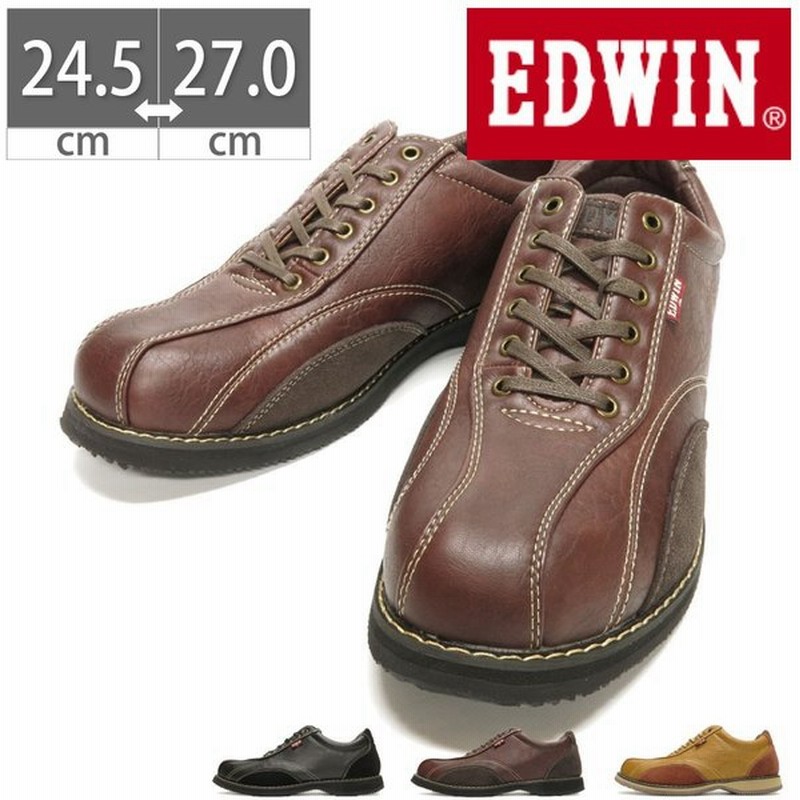 ラッピング対象商品 エドウィン 靴 メンズ スニーカー カジュアル Edwin ローカット ひも靴 紐 紳士靴 Fs Edm5550 通販 Lineポイント最大get Lineショッピング
