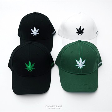 老帽 楓葉刺繡棒球帽【NHA11】