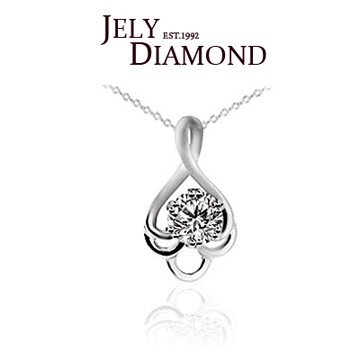 【JELY】愛情原色0.50克拉-H&A八心八箭美鑽項鍊